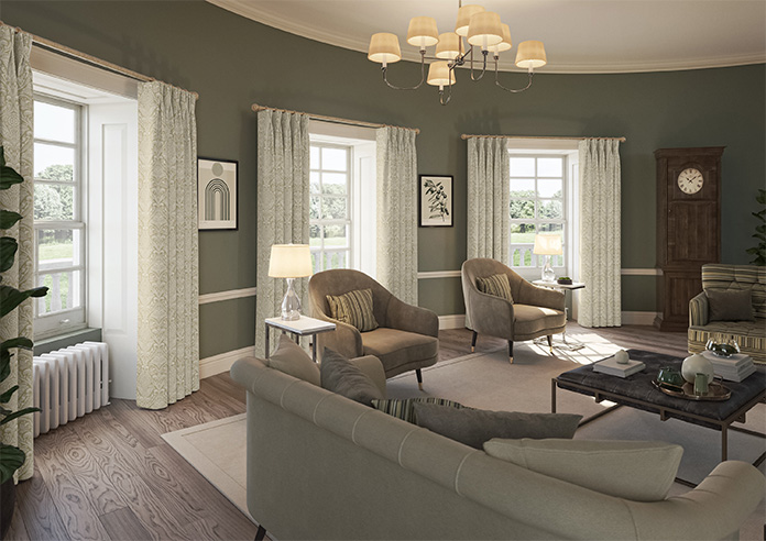 Hathaway, Moss - Made to Measure Curtains - Image 8